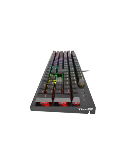 GENESIS THOR 300 RGB teclado Juego USB QWERTY Inglés Negro