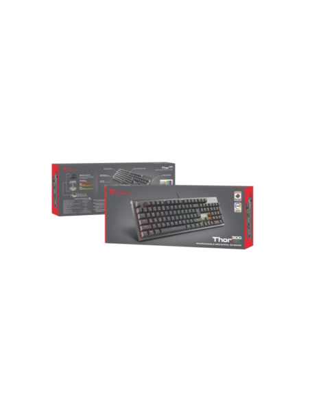 GENESIS THOR 300 RGB teclado Juego USB QWERTY Inglés Negro