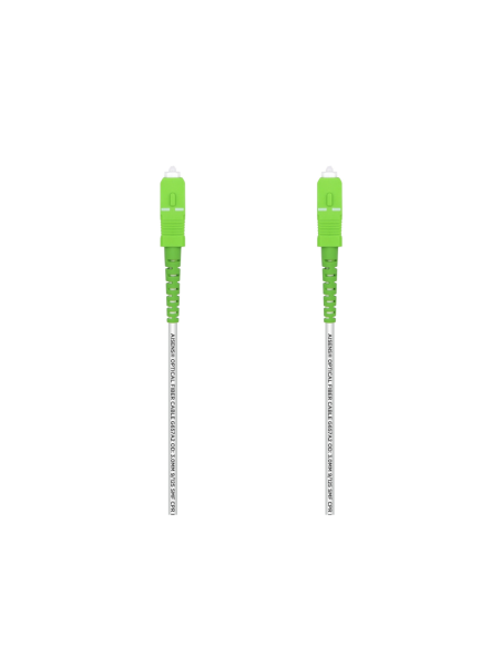 AISENS A152-0499 Cable de fibra óptica e InfiniBand 15 m SC Blanco