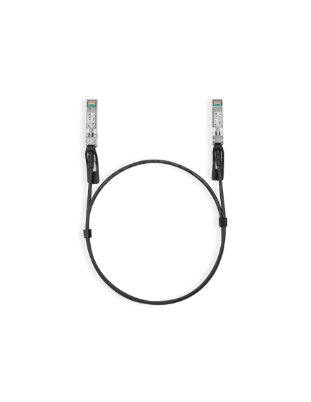 TP-Link TL-SM5220-1M Cable de fibra óptica e InfiniBand SFP+ DAC Negro