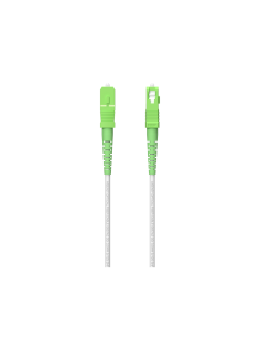 AISENS Cable Fibra Óptica Latiguillo G657A2 3.0 9/125 SMF Simplex CPR DCA LSZH, SC/APC-SC/APC, Blanco, 100 m