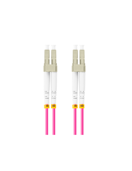 Lanberg FO-LULU-MD41-0010-VT Cable de fibra óptica e InfiniBand 1 m LC Violeta