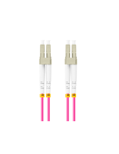 Lanberg FO-LULU-MD41-0050-VT Cable de fibra óptica e InfiniBand 5 m LC Violeta