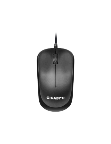 GIGABYTE KM6300 teclado Ratón incluido Hogar USB QWERTY Español Negro