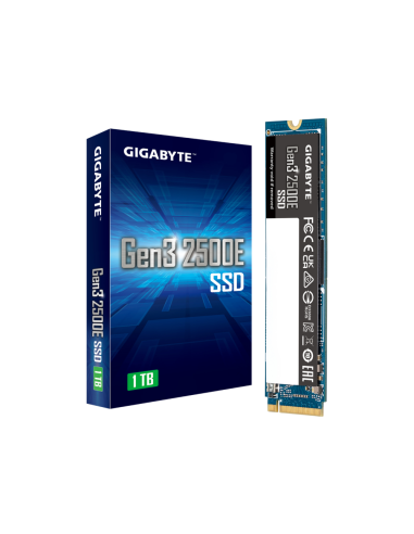 GIGABYTE Gen3 2500E SSD 1TB M.2 PCI Express 3.0 NVMe 3D NAND