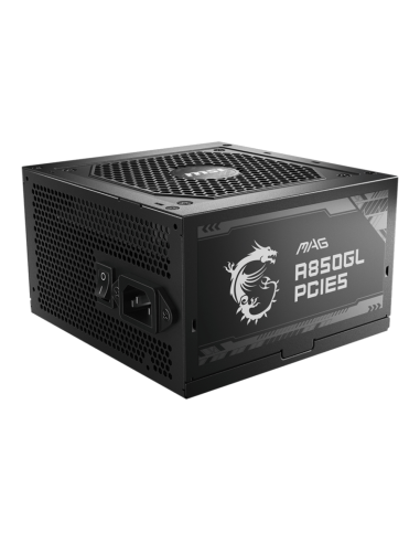 MSI MAG A850GL PCIE5 unidad de fuente de alimentación 850 W 20+4 pin ATX ATX Negro