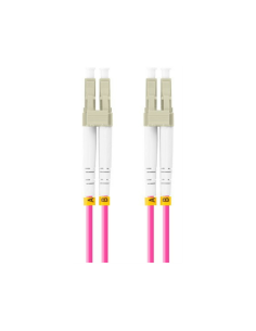 Lanberg FO-LULU-MD41-0005-VT Cable de fibra óptica e InfiniBand 0,5 m LC LC/UPC Violeta