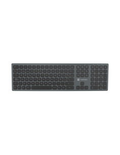 NATEC NKL-1830 teclado Universal RF Wireless + Bluetooth QWERTY Español Negro, Gris