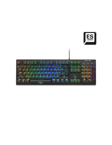 Sharkoon SKILLER SGK30 teclado Juego USB QWERTY Español Negro