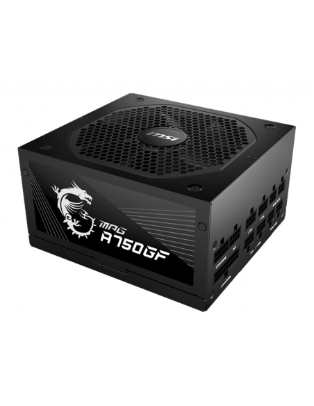 MSI MPG A750GF unidad de fuente de alimentación 750 W 24-pin ATX ATX Negro