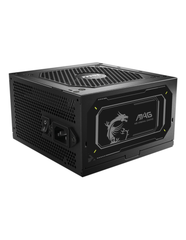 MSI MAG A750GL PCIE5 II unidad de fuente de alimentación 750 W 20+4 pin ATX ATX Negro