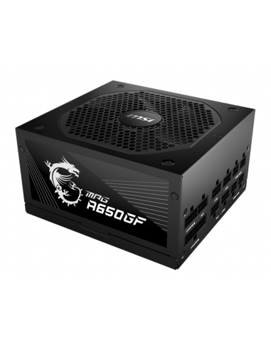 MSI MPG A650GF unidad de fuente de alimentación 650 W 24-pin ATX ATX Negro