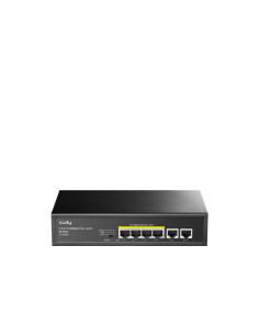 Cudy FS1006P switch Fast Ethernet (10/100) Energía sobre Ethernet (PoE) Negro