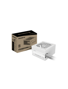 GIGABYTE P650SS ICE Fuente de Alimentación - PCIe 5.0, 80 PLUS Silver, Ventilador de 120 mm, Compatible con ATX 3.0, Enchufe EU