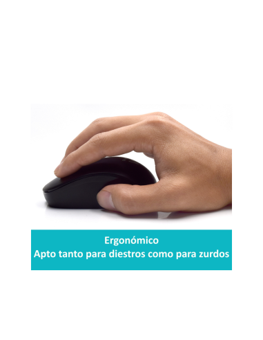 Ewent EW3256 teclado Ratón incluido Universal RF inalámbrico QWERTY Español Negro