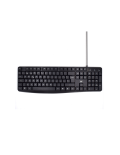 Ewent EW3001 teclado Oficina USB QWERTY Español Negro 2