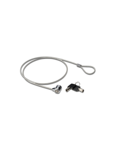 Ewent EW1242 cable antirrobo Negro, Acero inoxidable 1,5 m