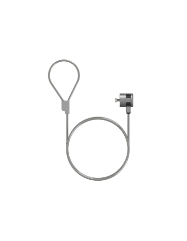 AISENS Cable de Seguridad con Cerradura de Llave para Ordenador, Monitor, Portatil 1.5 m