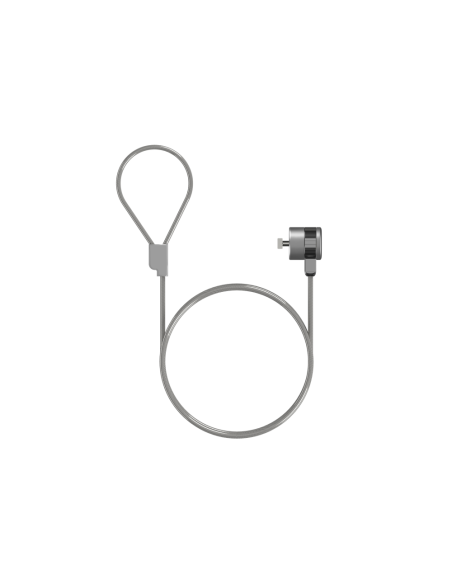 AISENS Cable de Seguridad con Cerradura de Llave para Ordenador, Monitor, Portatil 1.5 m