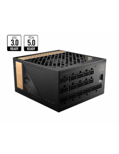 MSI MEG AI1300P PCIE5 unidad de fuente de alimentación 1300 W 24-pin ATX ATX Negro