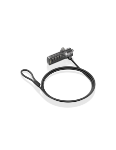 AISENS ASLK-D40N03-BK cable antirrobo Negro 1,5 m