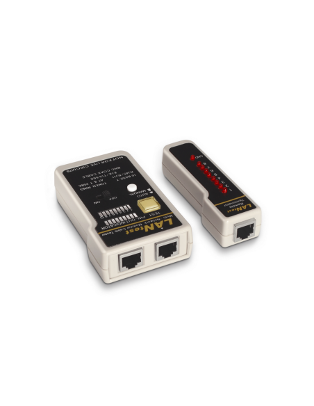 AISENS A142-0314 comprobador de cables de red Comprobador de cables UTP/STP Negro, Gris