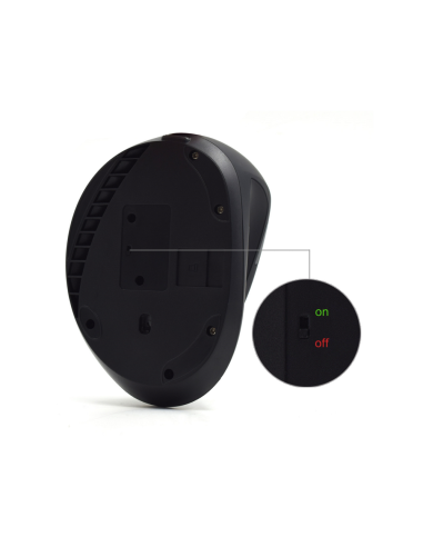 Ewent EW3158 ratón Oficina mano derecha RF inalámbrico 1600 DPI