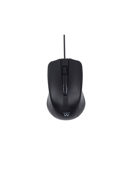 Ewent EW3300 ratón Oficina Ambidextro USB tipo A Óptico 1000 DPI