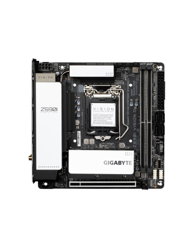 GIGABYTE Z590I VISION D placa base Intel Z590 LGA 1200 (Socket H5) mini ITX