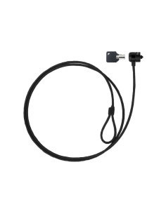 TooQ Cable de Seguridad con Llave para Portátiles 1.5 metros, Gris Oscuro