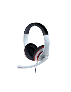 Gembird MHS-03-WTRDBK auricular y casco Auriculares Alámbrico Diadema Juego Negro, Rojo, Blanco