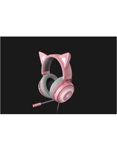 Razer Kraken Kitty Auriculares Alámbrico Diadema Juego Gris, Rosa