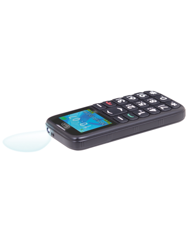 Trevi Sicuro 10 4,5 cm (1.77") Negro Teléfono para personas mayores
