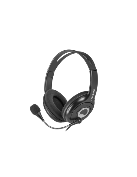 NATEC Bear 2 Auriculares Alámbrico Diadema Negro