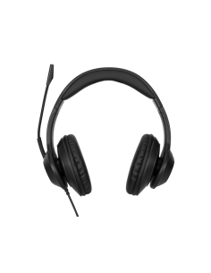 Targus AEH102GL auricular y casco Auriculares Alámbrico Diadema Llamadas/Música USB tipo A Negro