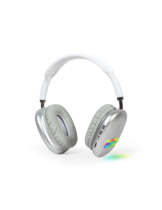 Gembird BHP-LED-02-W auricular y casco Auriculares Inalámbrico Diadema Llamadas/Música Bluetooth Blanco