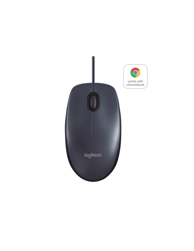 Logitech B100 ratón Oficina Ambidextro USB tipo A Óptico 800 DPI