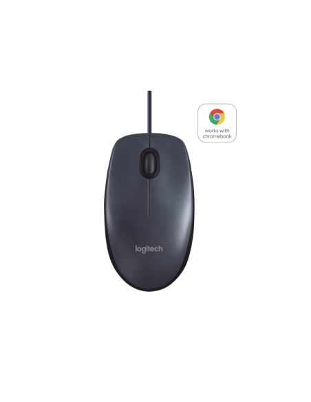 Logitech B100 ratón Oficina Ambidextro USB tipo A Óptico 800 DPI