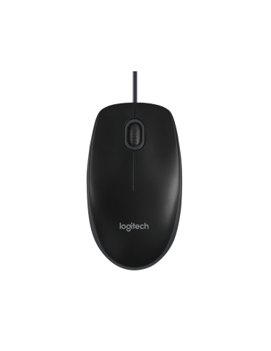 Logitech B100 ratón Oficina Ambidextro USB tipo A Óptico 800 DPI
