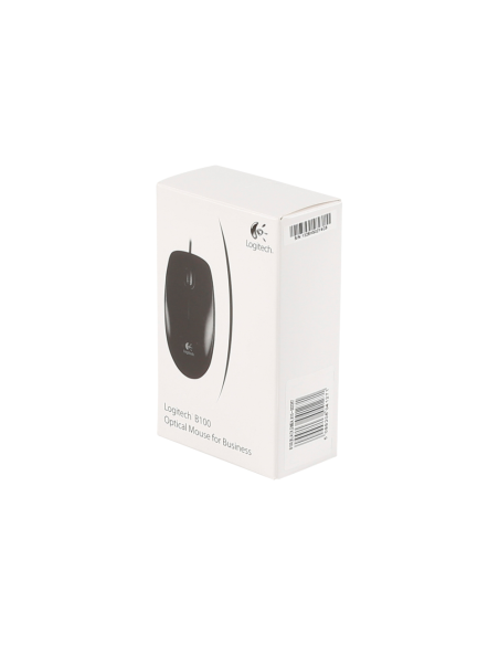 Logitech B100 ratón Oficina Ambidextro USB tipo A Óptico 800 DPI