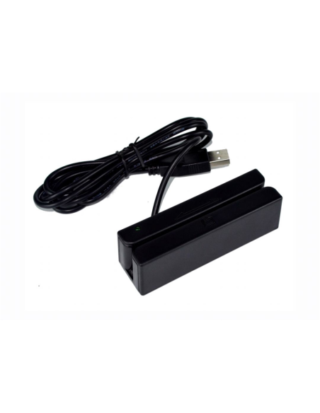 Premier BM-90 lector de tarjeta magnética USB Negro