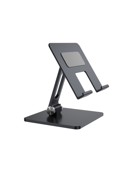 AISENS Soporte de Sobremesa Tamaño XXL Ajustable (2 Pivotes) para Movil / Tablet, Gris