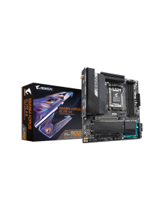 GIGABYTE B650M AORUS ELITE AX Placa base - AMD Ryzen serie 9000, VRM de 12+2+1 fases, hasta 8000 MHz DDR5 (OC), 1xPCIe 5.0 + 1xP