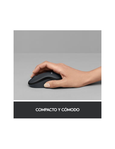 Logitech M220 Silent ratón Oficina Ambidextro RF inalámbrico Óptico 1000 DPI