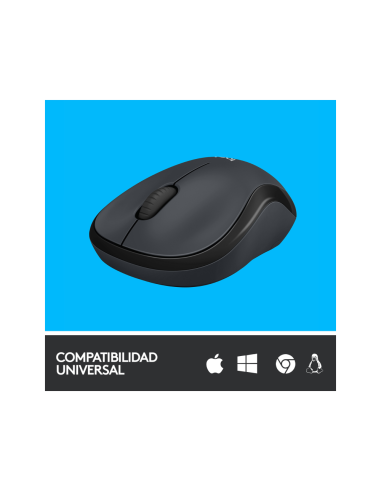 Logitech M220 Silent ratón Oficina Ambidextro RF inalámbrico Óptico 1000 DPI