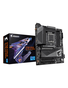 GIGABYTE B760 AORUS ELITE AX DDR4 Placa base - Soporta CPUs Intel Core de 14ª generación, 12*+1+1 fases de VRM digital, hasta 53