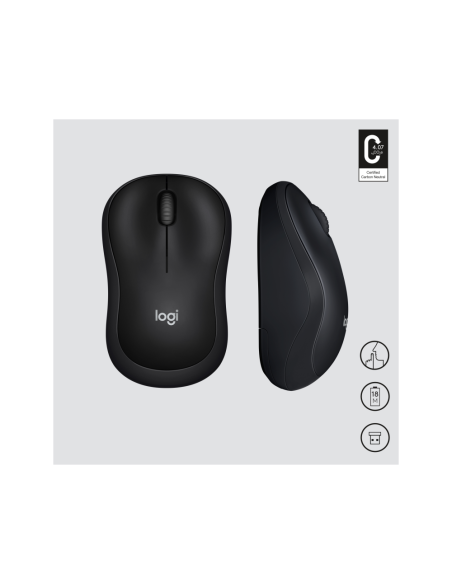 Logitech M220 Silent ratón Oficina Ambidextro RF inalámbrico Óptico 1000 DPI