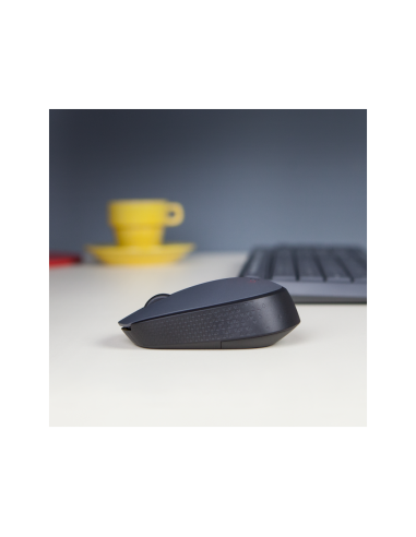 Logitech M170 Grey-K ratón Oficina Ambidextro RF inalámbrico Óptico 1000 DPI