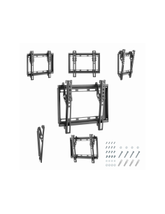 Gembird WM-42T-04 soporte para TV 106,7 cm (42") Negro
