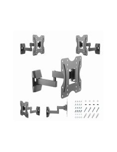 Gembird WM-42ST-01 soporte para TV 106,7 cm (42") Negro